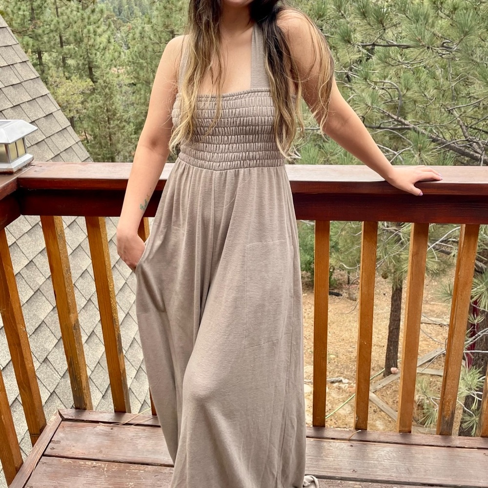 Small Free People Romper (photos at end are diff color, just to show the fit)